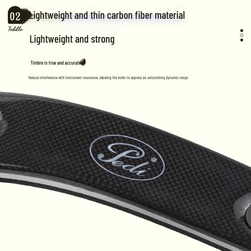 PEDI Сверхлегкая карбоновая титановая подставка для скрипки и поддержка подбородка для альта