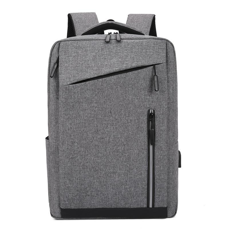 Новый унисекс однотонный водонепроницаемый и дышащий деловой модный повседневный универсальный рюкзак для повседневного использования