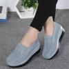 Обувь на платформе Creepers, женские туфли на плоской подошве, женские лоферы, весенне-осенняя повседневная замшевая кожаная обувь, женские мокасины без шнуровки, большие размеры 42