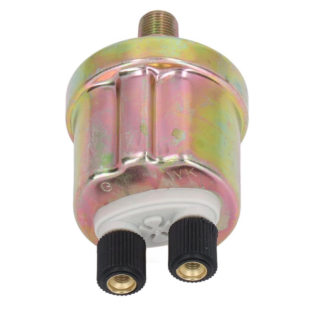 Датчик давления масла Алюминиевый сплав Стабильный Датчик давления масла генератора для VDO 1 8 NPT 0-10 бар Глянцевая отделка Двойной