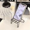 Металлический настольный держатель для телефона в форме стула Вертикальный держатель для мобильного телефона Автомобиль