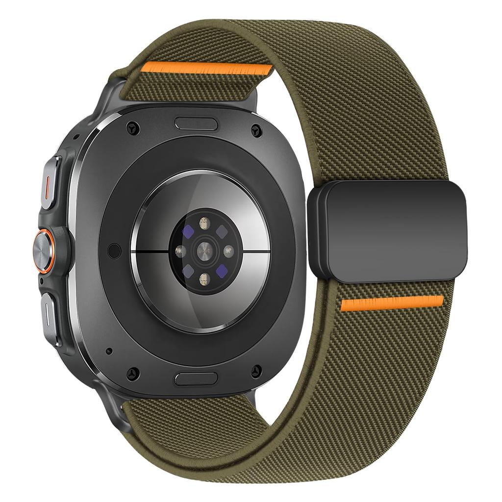 Magnetic Band For Samsung Galaxy Watch 7 Ultra 47mm smartwatch Parachute Nylon Bracelet correa Galaxy watch 2025 Ultra Strap