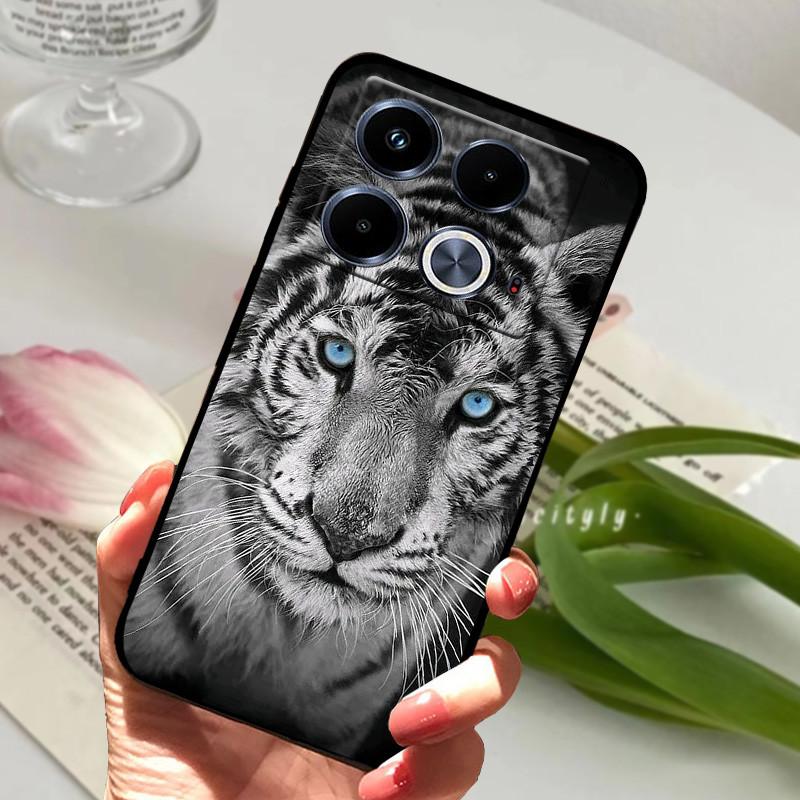 Чехол для Infinix Note 40 из мягкого силиконового ТПУ с рисунком животных, защитный чехол для Infinix Note 40 Pro 4G 5G 40 Pro Plus.