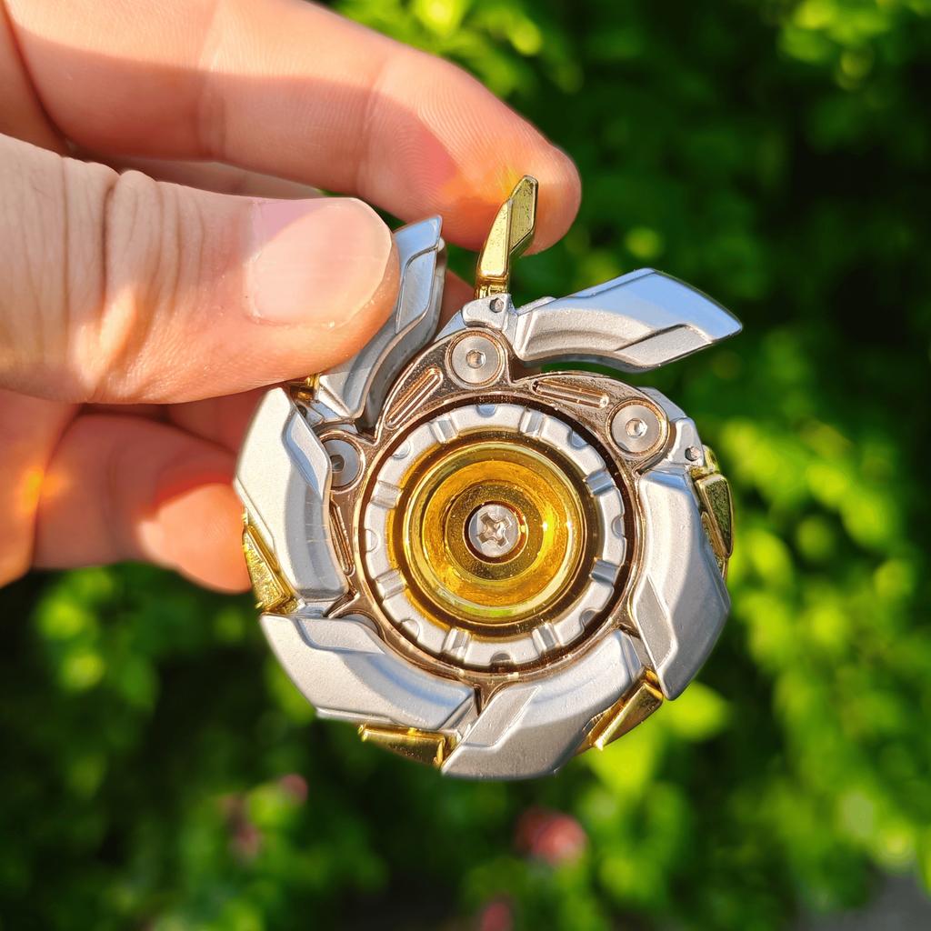 EDC Фиджет-слайдеры Фиджет-игрушки Снятие стресса для взрослых Магнитный металл Устранитель раздражительности Открытая броня Вращающийся волчокФиджет-игрушки