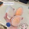 1PC Travel Cosmetic Sponge Box New Portable Pink and White Egg Plastic Box Powder Sponge Cosmetic Cosmetic Organizer