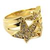 Gold Plated Ring 'Sublime Stars'