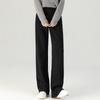 FanZhen Women's High-Waist Wool Blend Wide-Leg Pants
