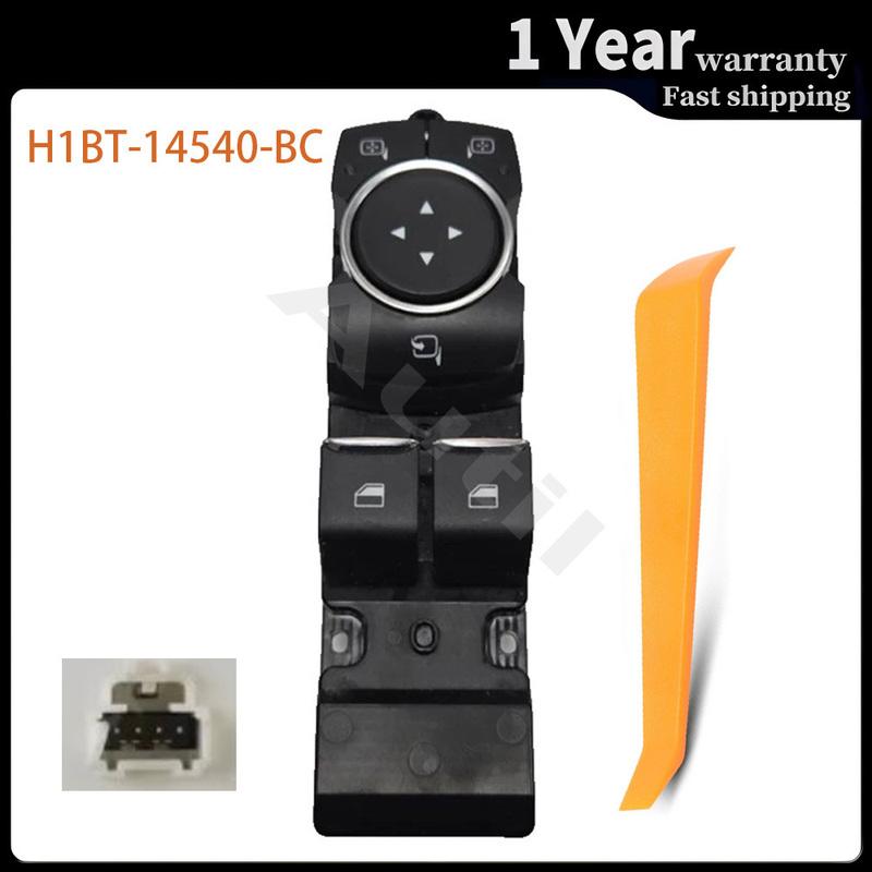 For Ford Fiesta 2017 Front Driver Side Electric Power Master Window Switch Glass Lifter Control Button H1BT-14540-BC Car Parts