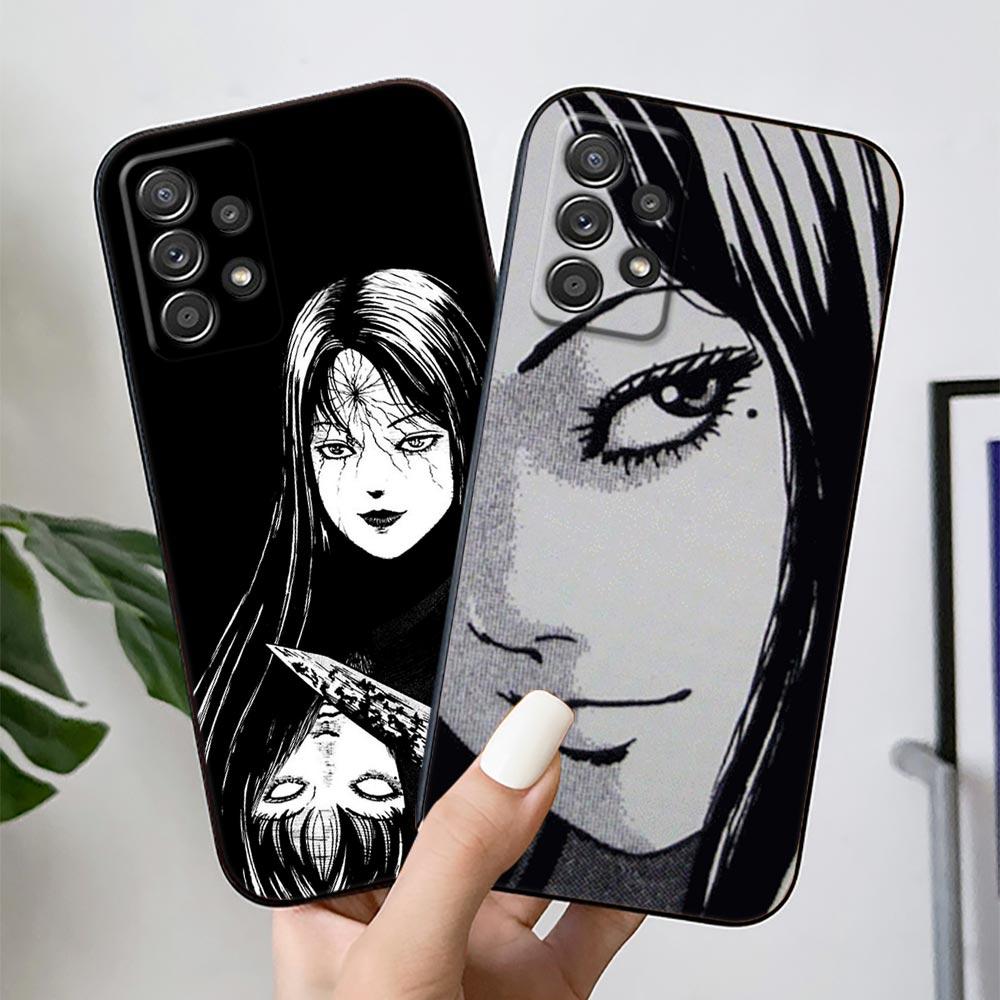 Чехол для телефона Junji Ito Tomie с рисунком комикса Для Samsung Galaxy S24 FE S25 Ultra A03 A04 A05 A06 A12 A13 A16 A26 A35 A36 A56 A55