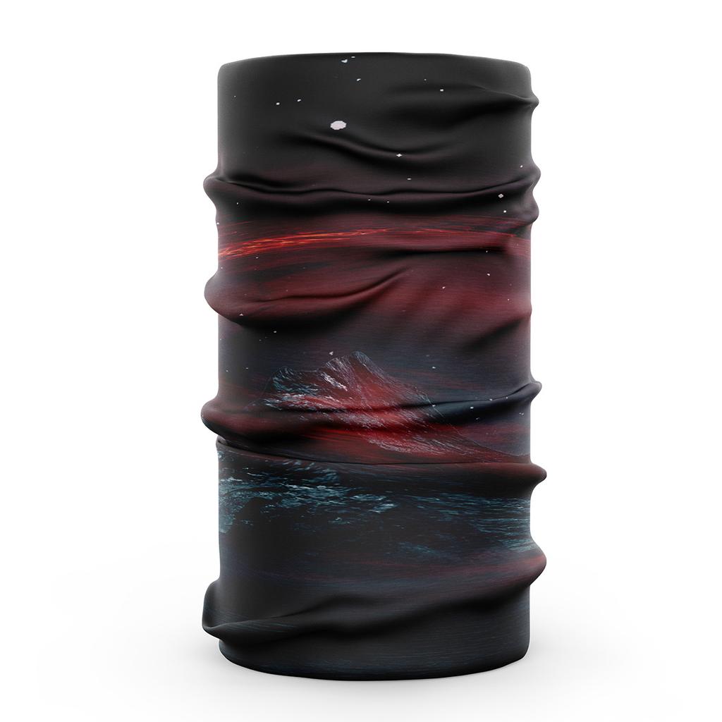 3D Visual Effects Smoother Ice Silk Fabric Face Bandana Scarf Dustproof Neck Gaiter Breathable Unisex Hiking Cycling Headwear