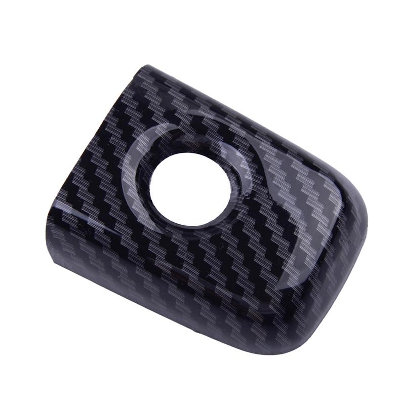 1 Pair Carbon Fiber Style ABS Car Exterior Smart Door Handle Cover Trim Fit for Infiniti G37 Coupe Convertible IPL 2008-2013