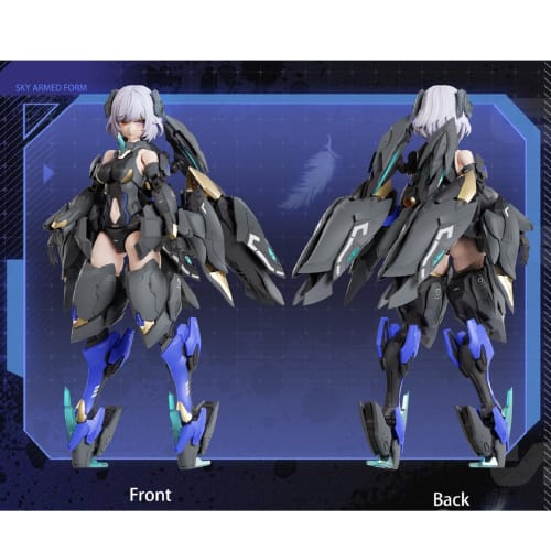 HiPlay Kaitenkisou Black Swan Alicia 1/12 Scale Pre-Colored Plastic Model Kit