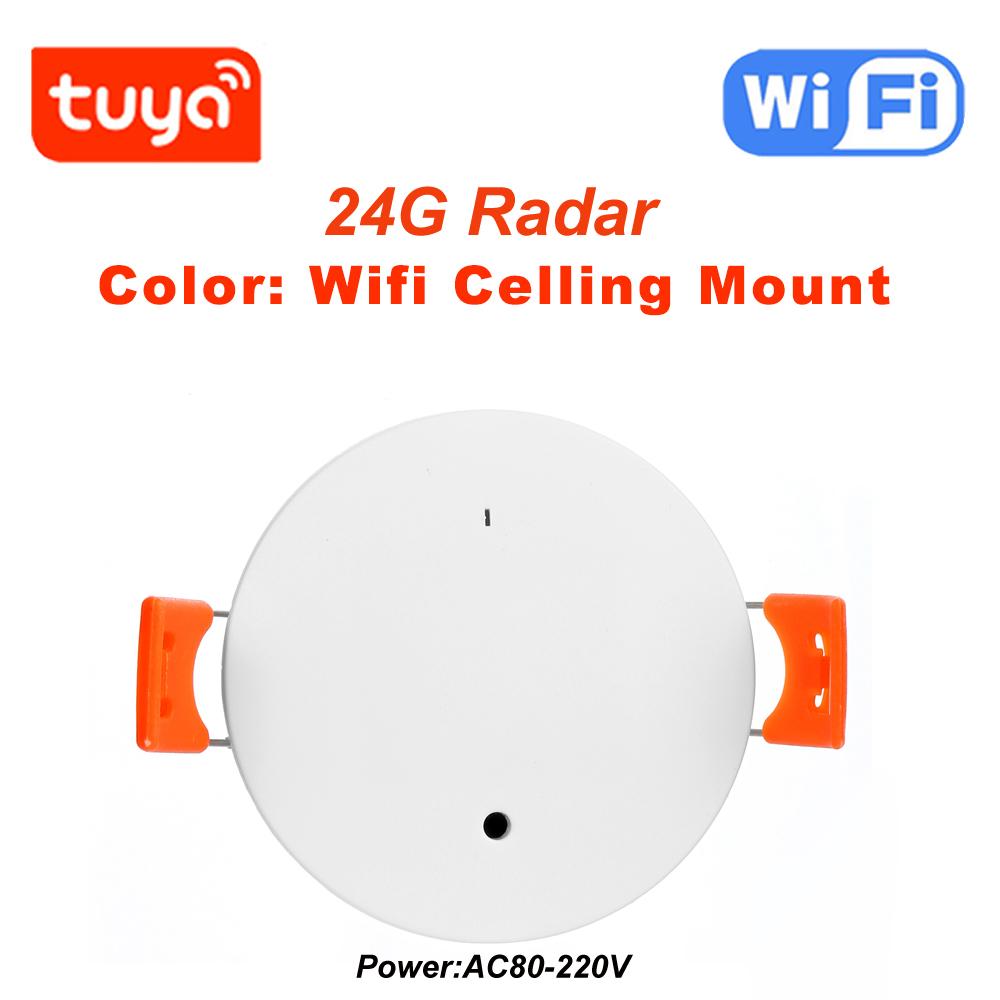 Tuya WiFi / Zigbee Детектор присутствия человека Интеллектуальный датчик PIR человеческого тела Радар-детектор Микроволновые датчики движения