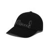 YESEYESEE Y.E.S Dotted Logo Cap Black