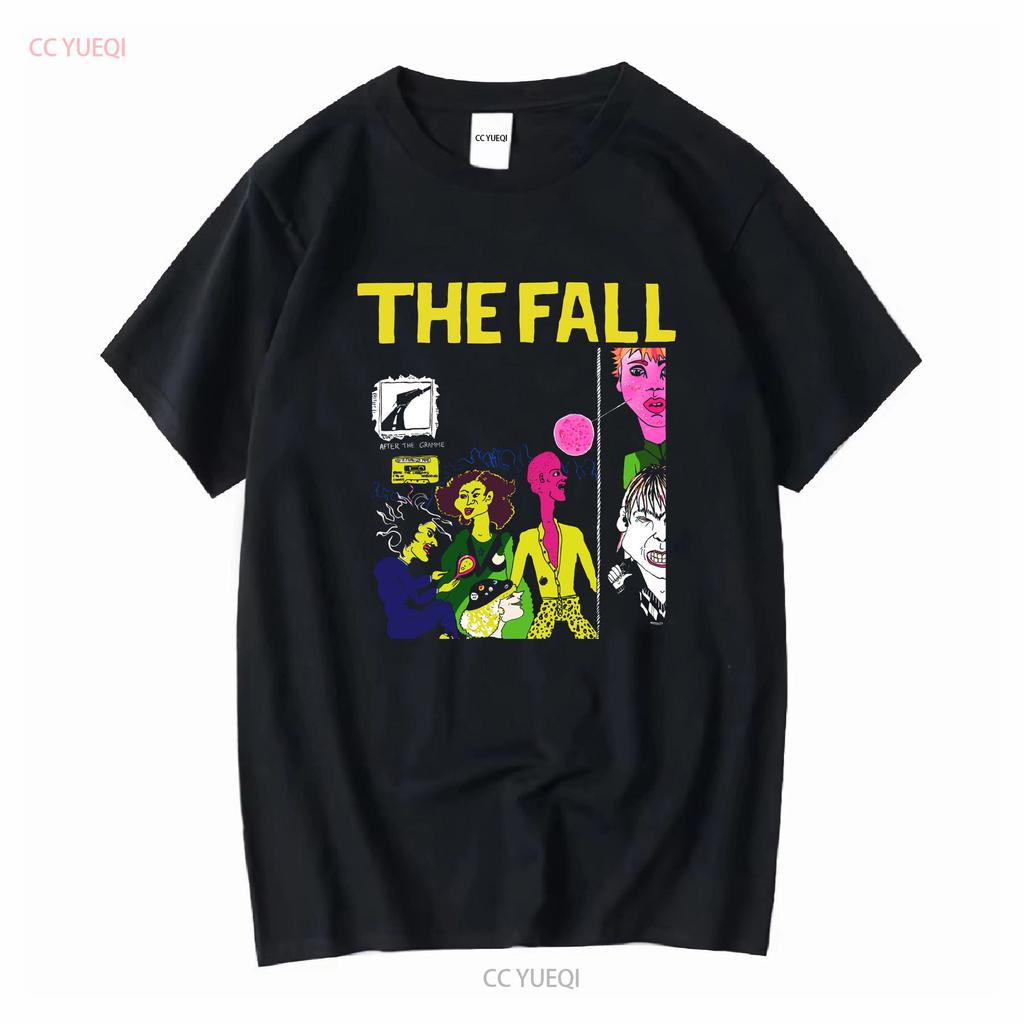 The Fall Band New Grotesque Mark E Smith T Shirt Classic Black Unisex S 5xl Mu938 Long Or Short Sleeves Vintage Washed Streetwear