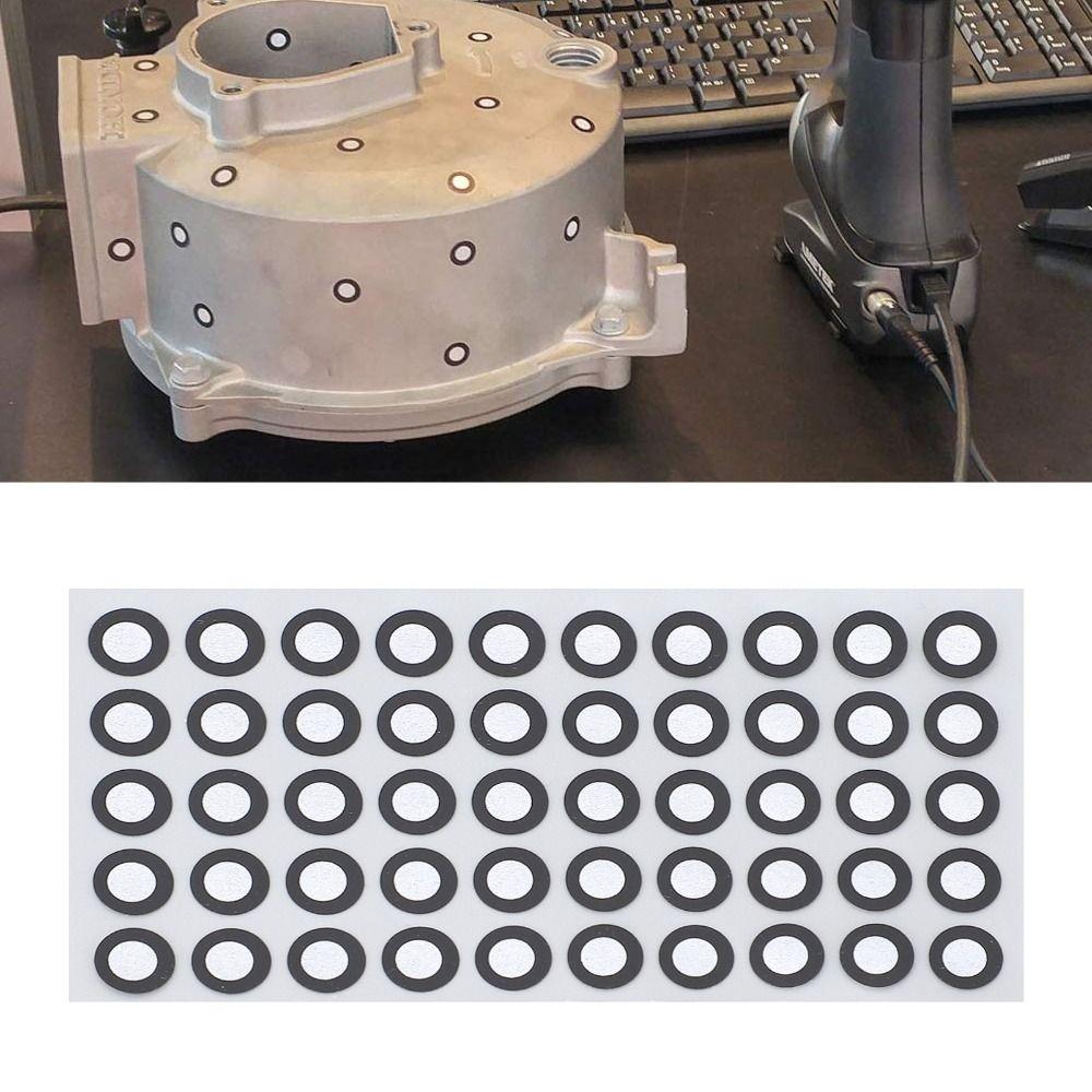 1000 Pcs 6mm ID 10mm OD Markers 3D Scanning Dots Scanning for Engineering Projects