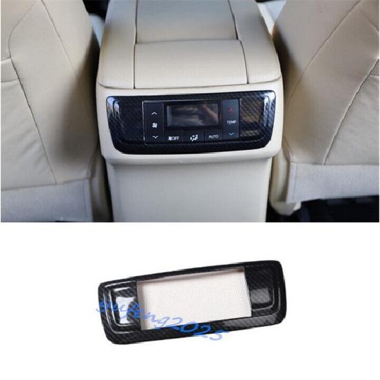 Накладка на панель заднего кондиционера из углеродного волокна для Toyota Highlander 2015-19