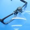 Glasses Magnifier Folding Clip On Loupe Eyeglass Lens Clear Lens 2X Magnifying Glasses