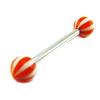 [E6782] - Red 'Tecno' Tongue Piercing