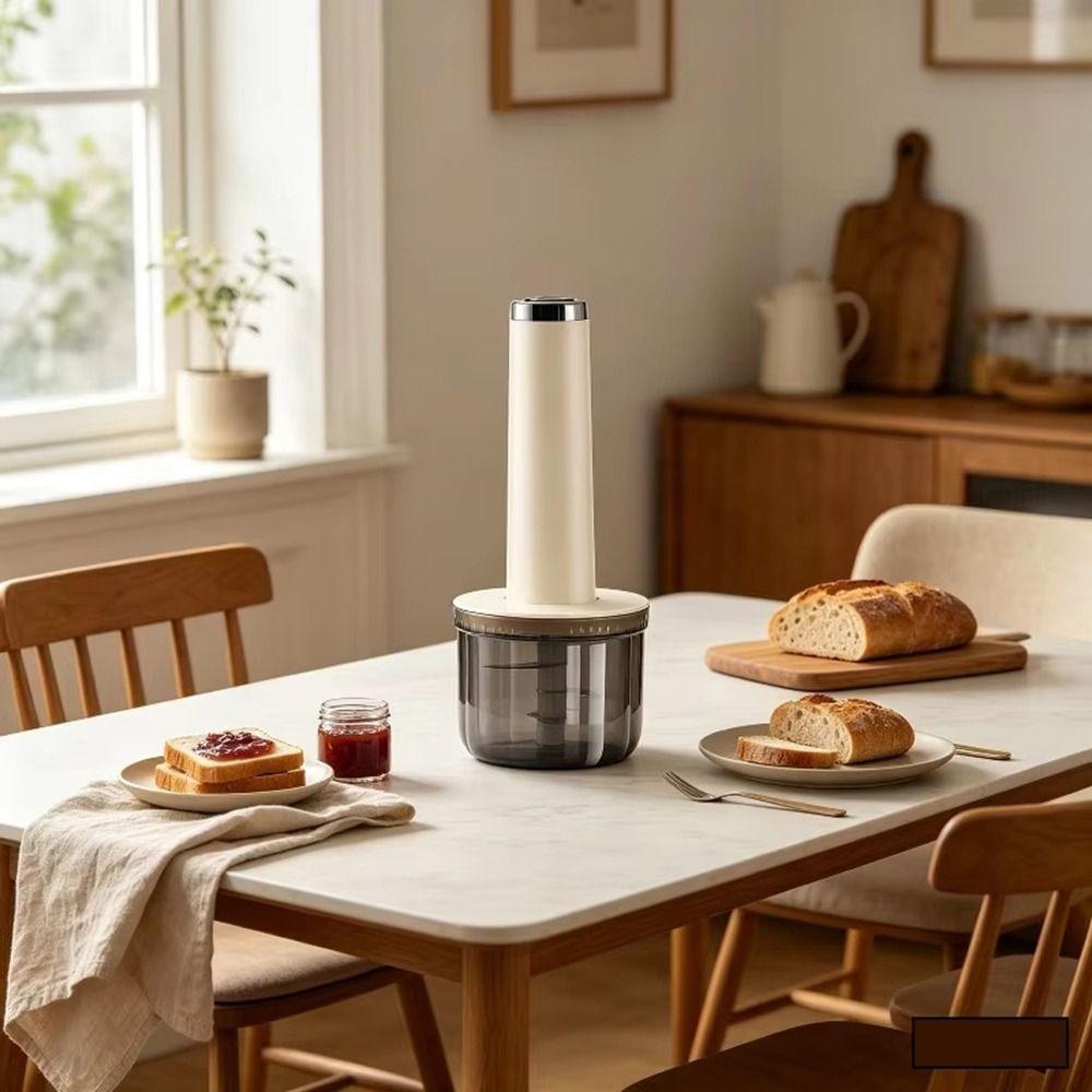 USB Rechargeable Electric Meat Grinder Plastic Baby Food Processor Food Grinder Vegetable Prep