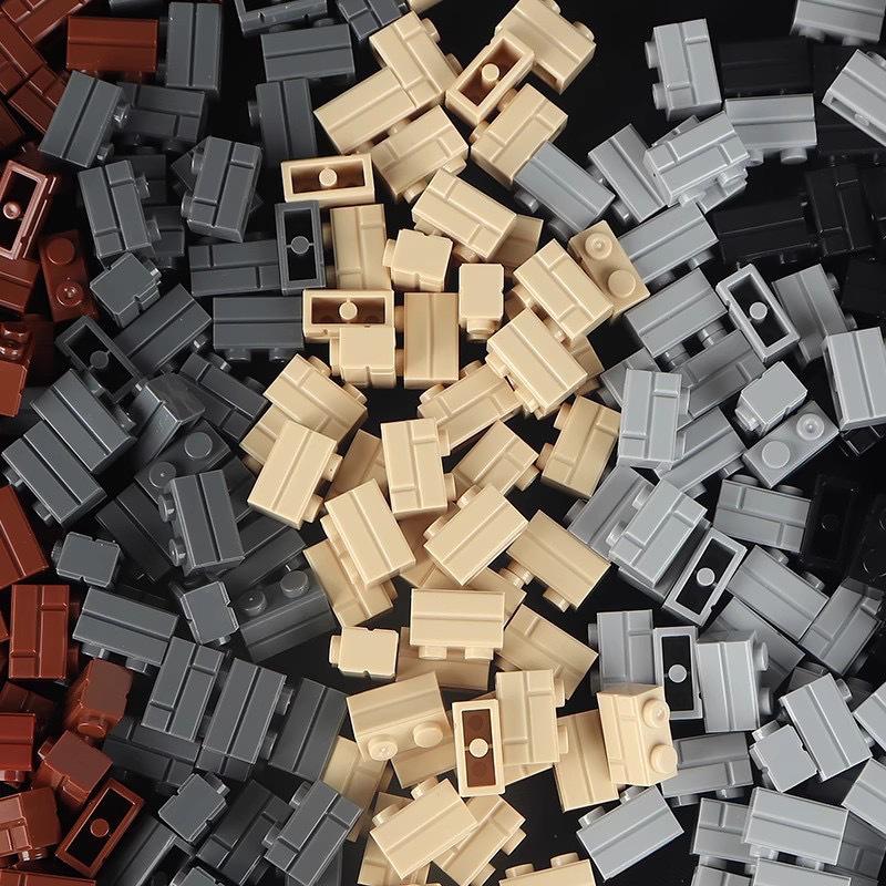 Совместимый с Лего 98283 Маленькая плитка-кирпичик 1x2 Руина Бункер Детали MOC