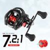 Fishmx Fishing Reel Max Drag 10kg Baitcasting Reel with Aluminum Spool for Lure Freshwater Pesca Left and Right