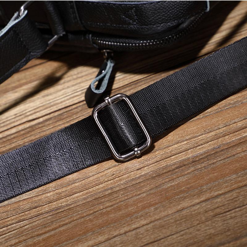 Новая популярная уличная сумка через плечо из кожи, деловая многофункциональная мужская мягкая кожаная повседневная сумка-мессенджер для мужчин