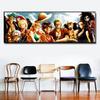 Japanese Anime One Piece Canvas Painting Print Poster Art Wall Decoration Mural Modern Home Living Room Decoration Cuadros No Frame