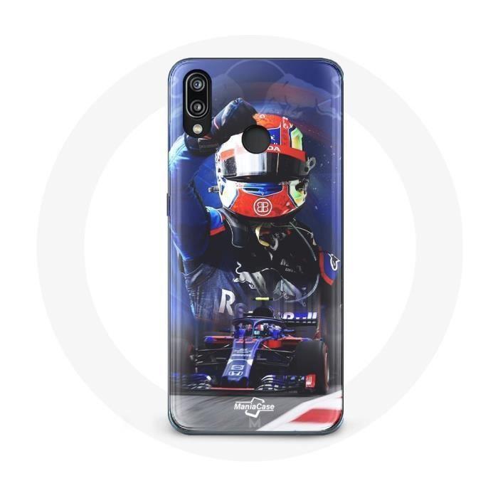 Case for Huawei P20 Lite - Pierre Gasly - Formula 1 - Flexible - Sporty - Red Blue