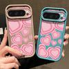 Y2K Retro Gradient Love Hearts Pattern Case For Google Pixel 10 Pro XL Pixel 9A 9 Pro 8 7 8A 7A Shockproof Bumper Soft Silicone Cover