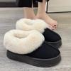 Faux Fur Winter Boots for Women 2024 Non Slip Plush Snow Boots Woman Thick Bottom Warm Cotton Shoes Platform Botas Mujer