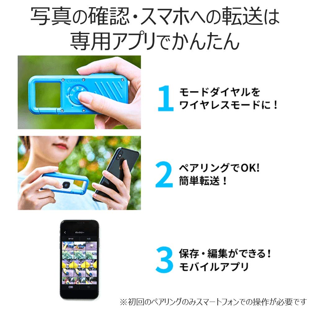 Canon Камера iNSPiC REC Pink Asobi Camera PINK (Маленький/Водонепроницаемый/Прочный) ФВ-100