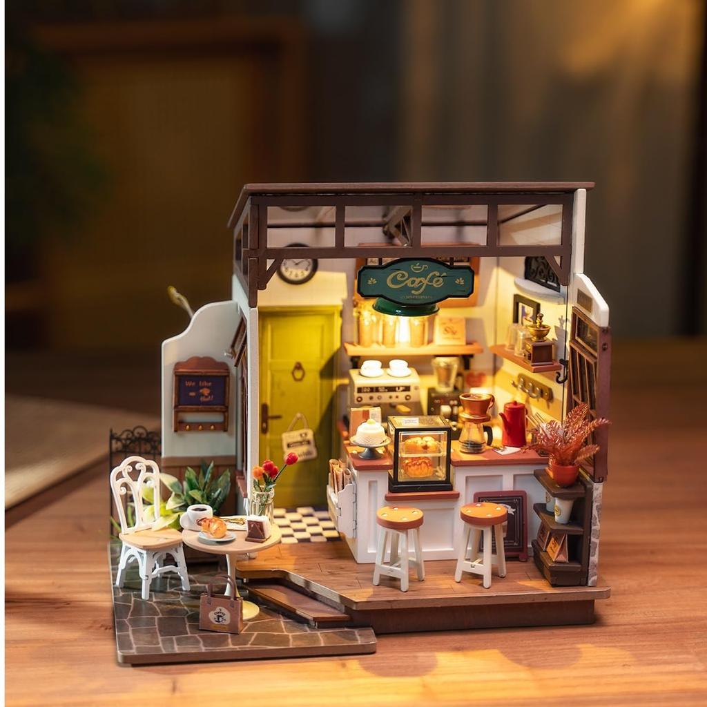 Tsukurundesu® DIY Miniature Dollhouse DG Series (Café Terrace 2) with Japanese Instructions