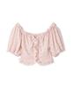 Furfur Ruffle Cut Blouse RWCT252051 Pink Women's
