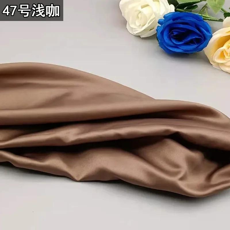 100x150 см атласная ткань по метрам для рубашек, платьев, пижам, шитья, гладкая однотонная ткань высокой плотности, сине-белая, мягкая ткань