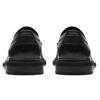Clarks Кожаные Формальные Бизнес-Туфли Круглый Носок Без Шнурков Простые Повседневные Мужская Обувь Черный 261769297