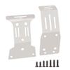 JOYSOG Stainless Steel Front & Rear Chassis Skid Plates for Tamiya 110 Fighter NXGEN DT-04 RC Chassis Armor Protector Parts