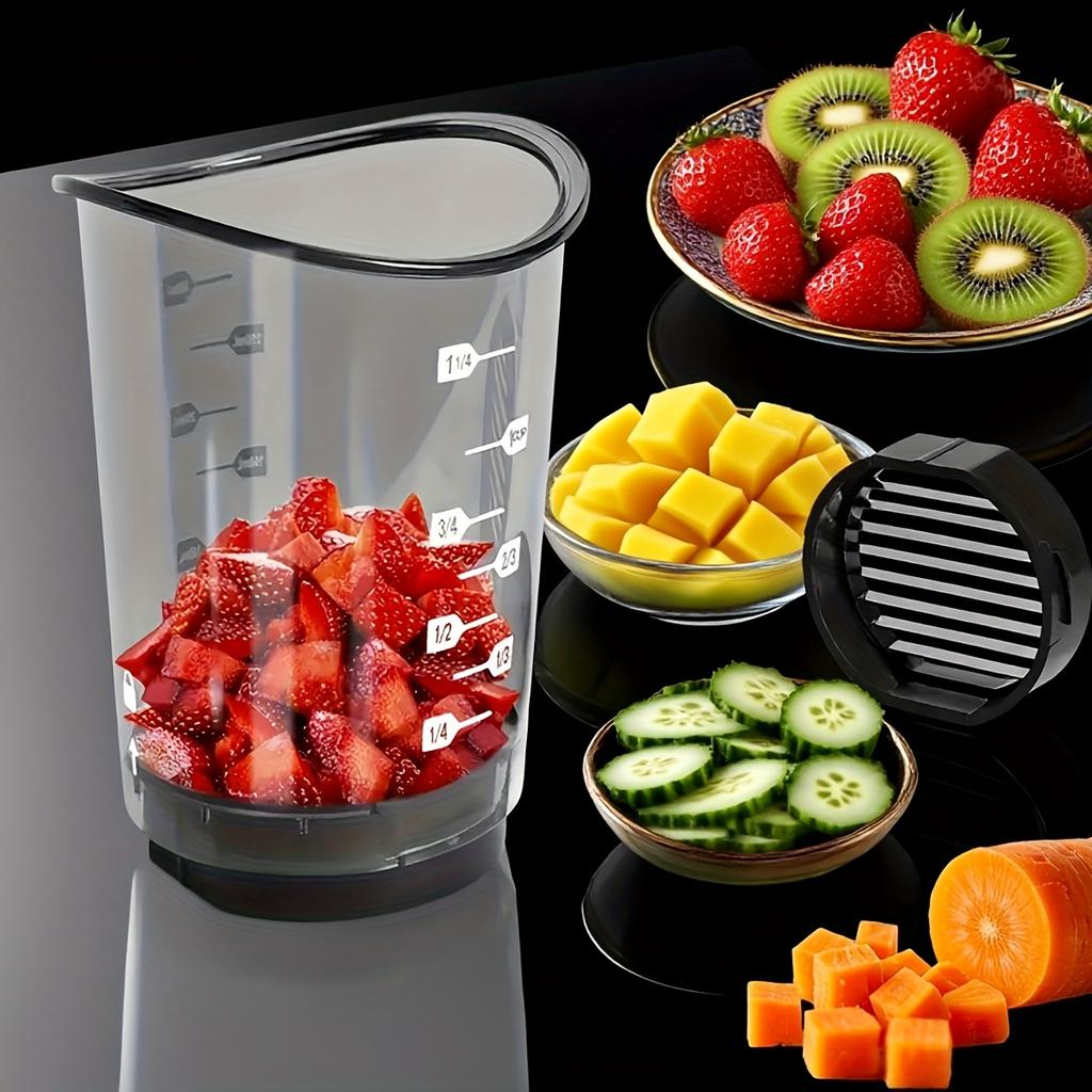 Multifunctional Stainless Steel Slicer Dicer Fruit Vegetable Strawberry Cutter 1