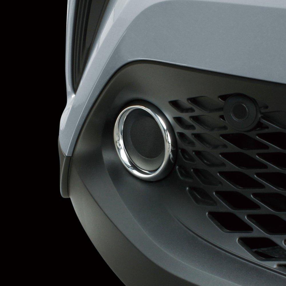 Tsuchiya Yac Fog Light Rings Chrome for Toyota - Vehicle-Specific (Pair, Plated) C-HR (SY-C7)