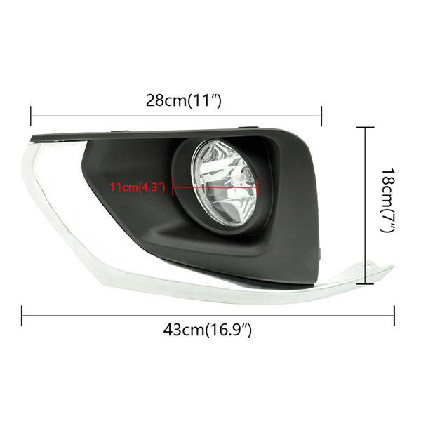 Передний противотуманный фонарь в сборе, пара, для Chevrolet Traverse 2018-2020 (GM1038229, GM1039229)