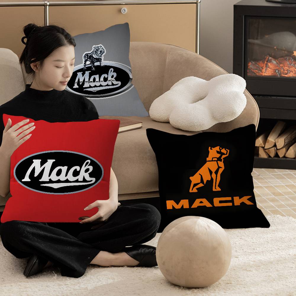 Подушка с логотипом T-Truck Car M-MACKs, Аниме-подушка, Подушка для изголовья дивана-кровати, Наволочка, Чехол для подушки 45x45 см, Модная