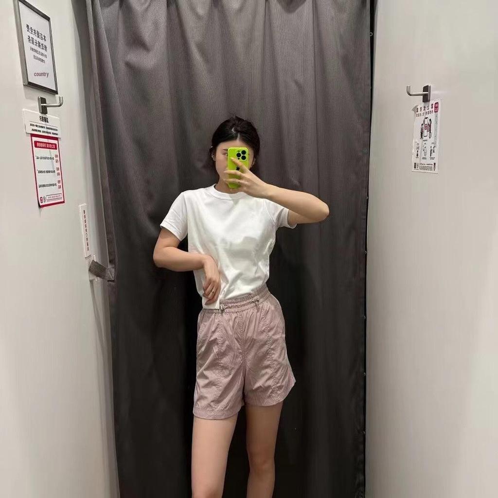 Женские быстросохнущие летние повседневные шорты - Удобные, спортивные, средней длины, влагоотводящие, легкие, пятиточечного дизайна 466384