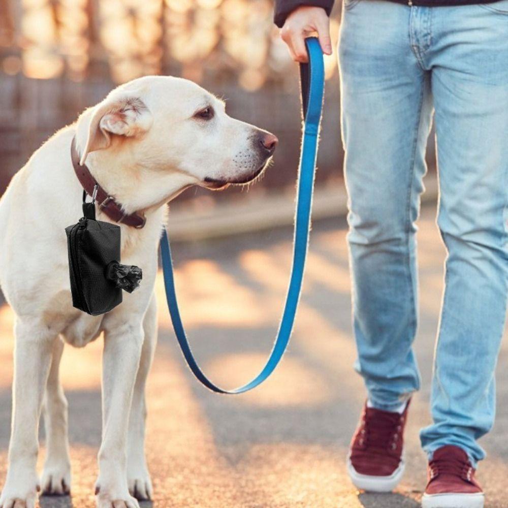 Leash Attachment Dog Poop Bag Adjustable Pet Cleaning Tools for Puppy Outdoor Stroll