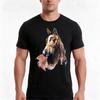 Portrait Painting of Horse TShirt Summer Casual Cotton Tee Unisex Unisex Women