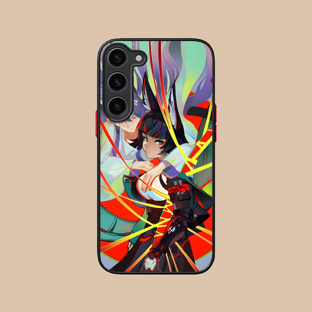 Чехол для телефона Zenless Zone Zero Hoshimi Miyabi для Samsung Galaxy S25 S24 S23 S22 S21 Plus FE Ultra Цветной Силиконовый Чехол Красивый