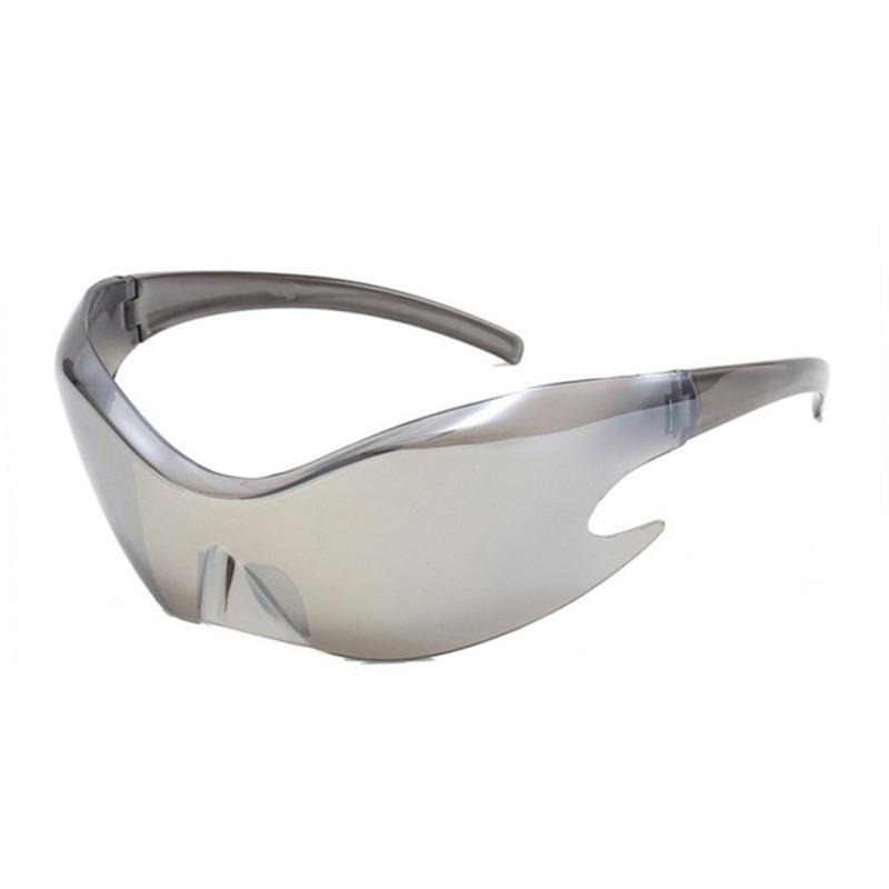 1 шт. Пластиковые солнцезащитные очки-близнецы в стиле инопланетных технологий будущего, новый стиль, персонализированные и авангардные