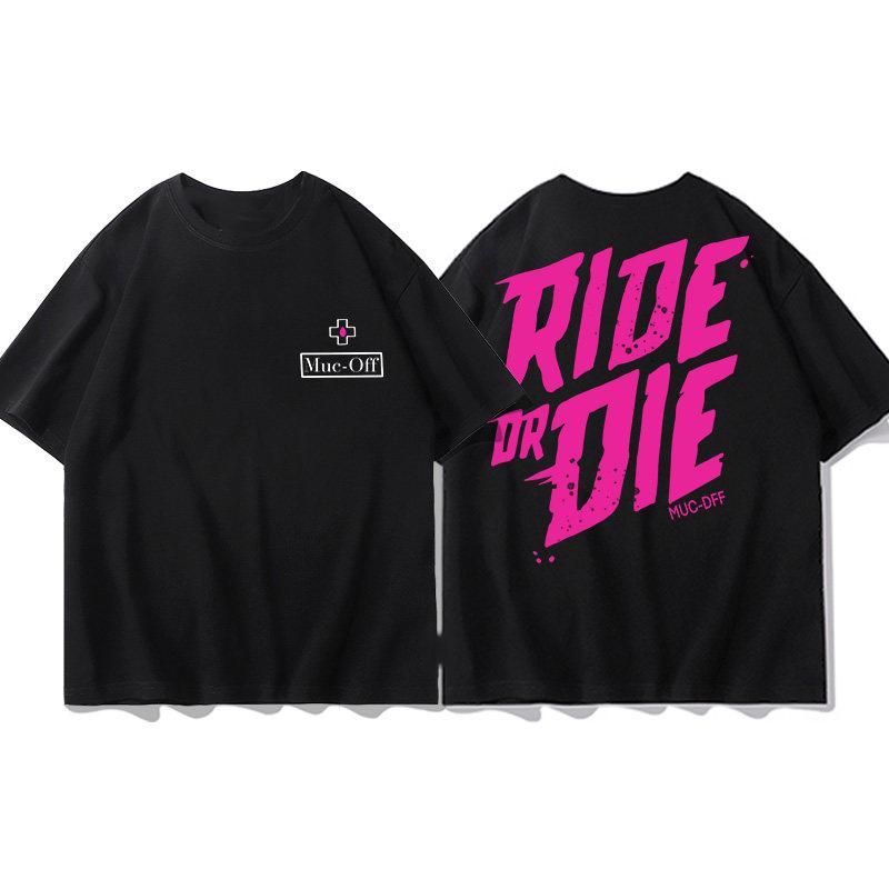 Ride Or Die Downhill Outdoor Cycling Suit Shortsleeved Tshirt For Men And Women Made Of Pure Cotton Halfsleeved Design