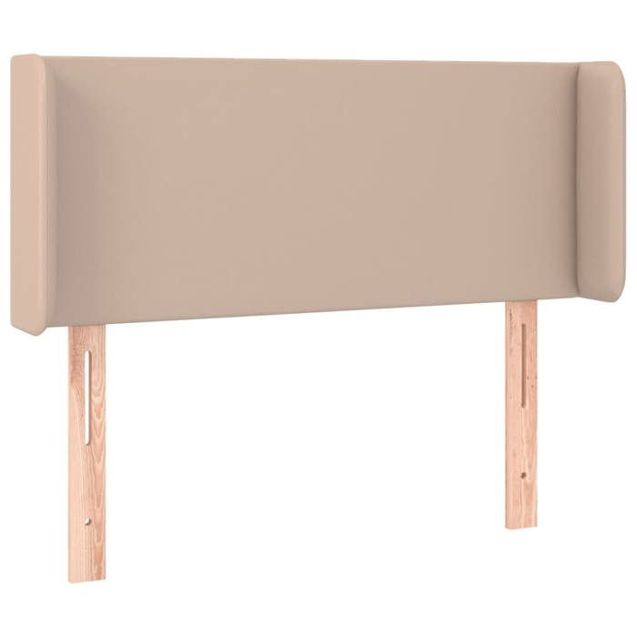 Tête de lit - MAISON EXCLUSIVE - Cappuccino - Similicuir - Hauteur réglable - Pieds bois