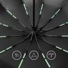 Суперпрочный ветрозащитный автоматический складной мужской зонт, большой, усиленный, 72 кости, защита от солнца и УФ-излучения, зонты от дождя для женщин