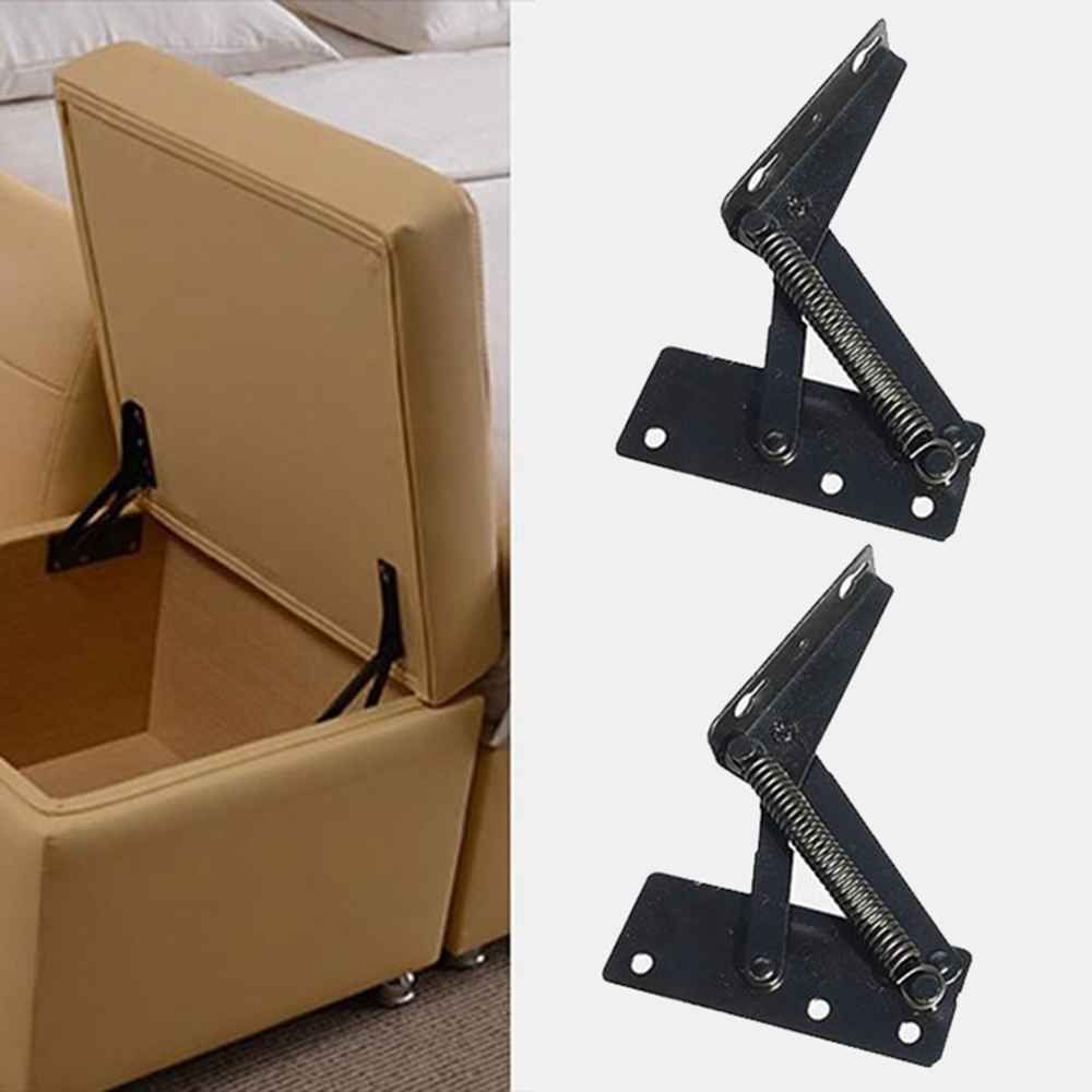 Furniture Cupboard Lift Up Stay Flap Top Cabinet Door Support Sprung Hinges Pallet Hidden Hinge